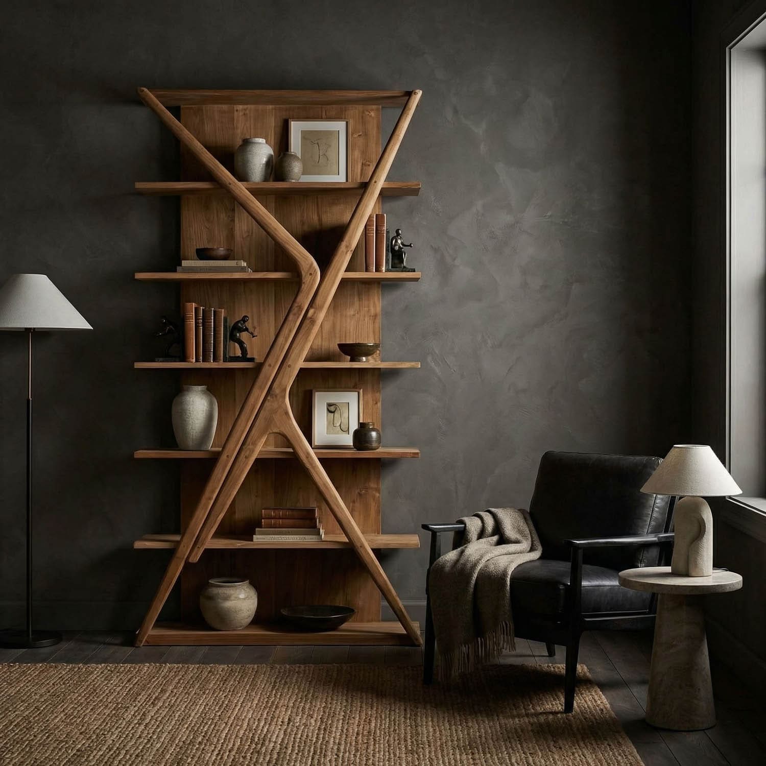 Vetra Bookcase, Teak
