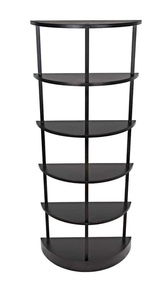 Spago Bookcase, Black Metal
