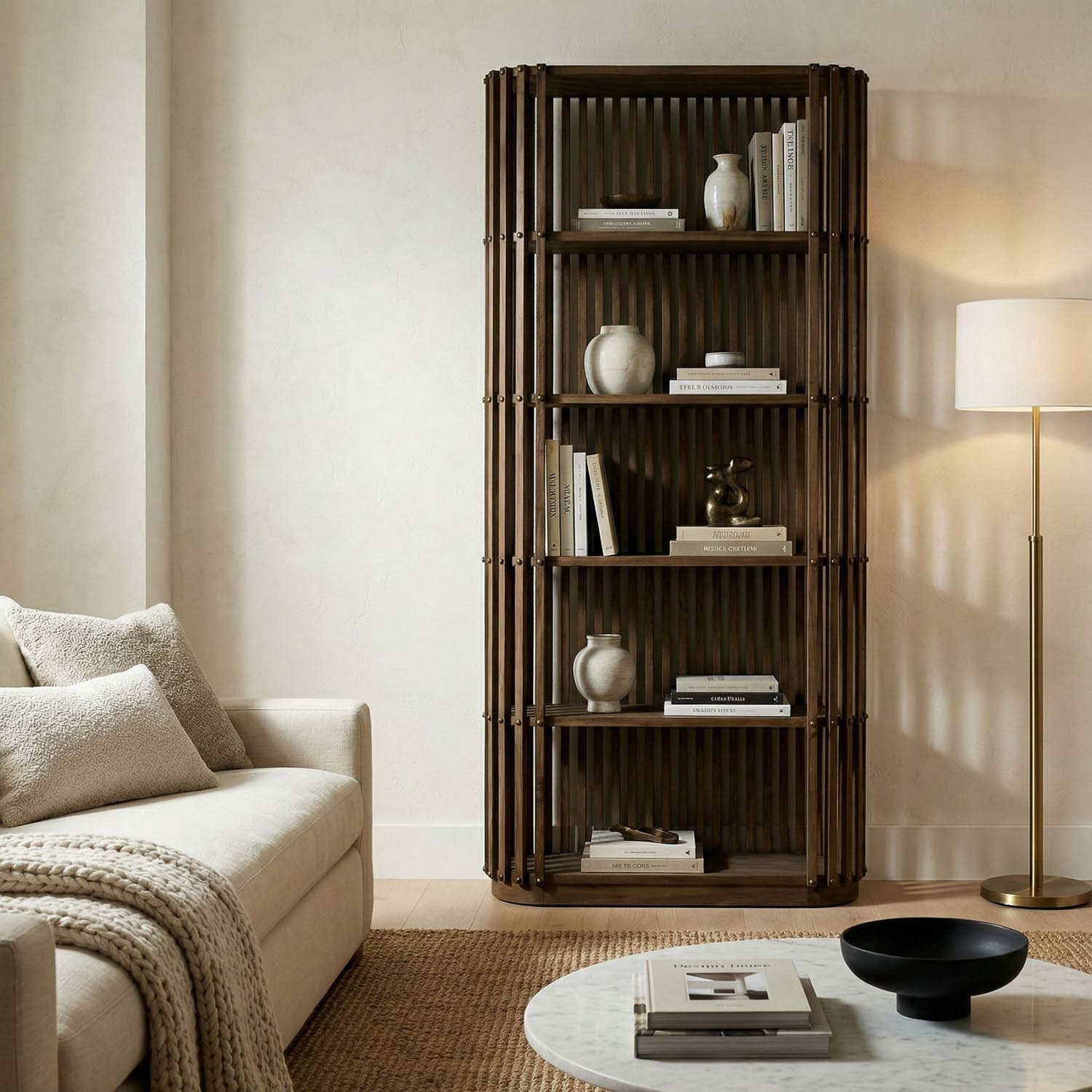 Small Opal Bookcase, Teak