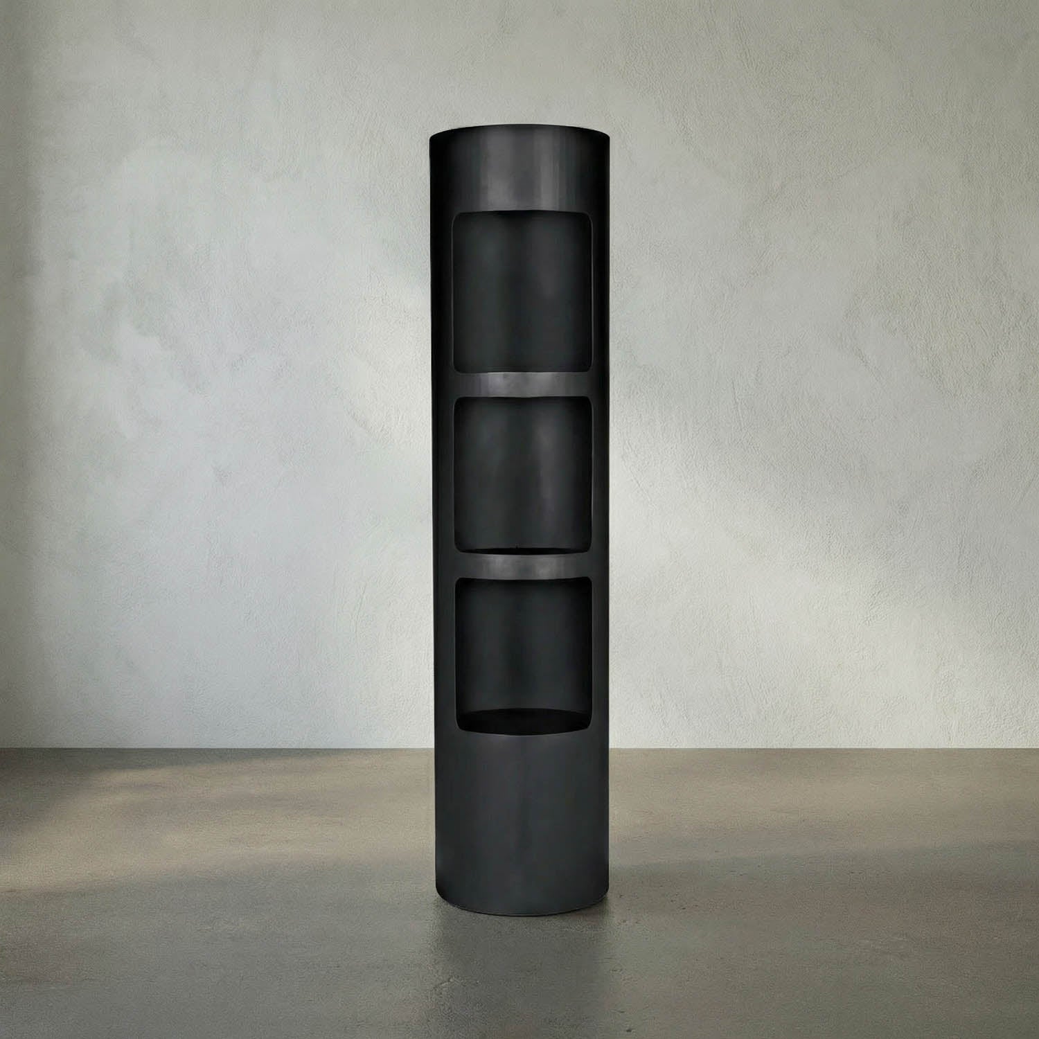 Reverso Bookcase, Black Iron by Noir