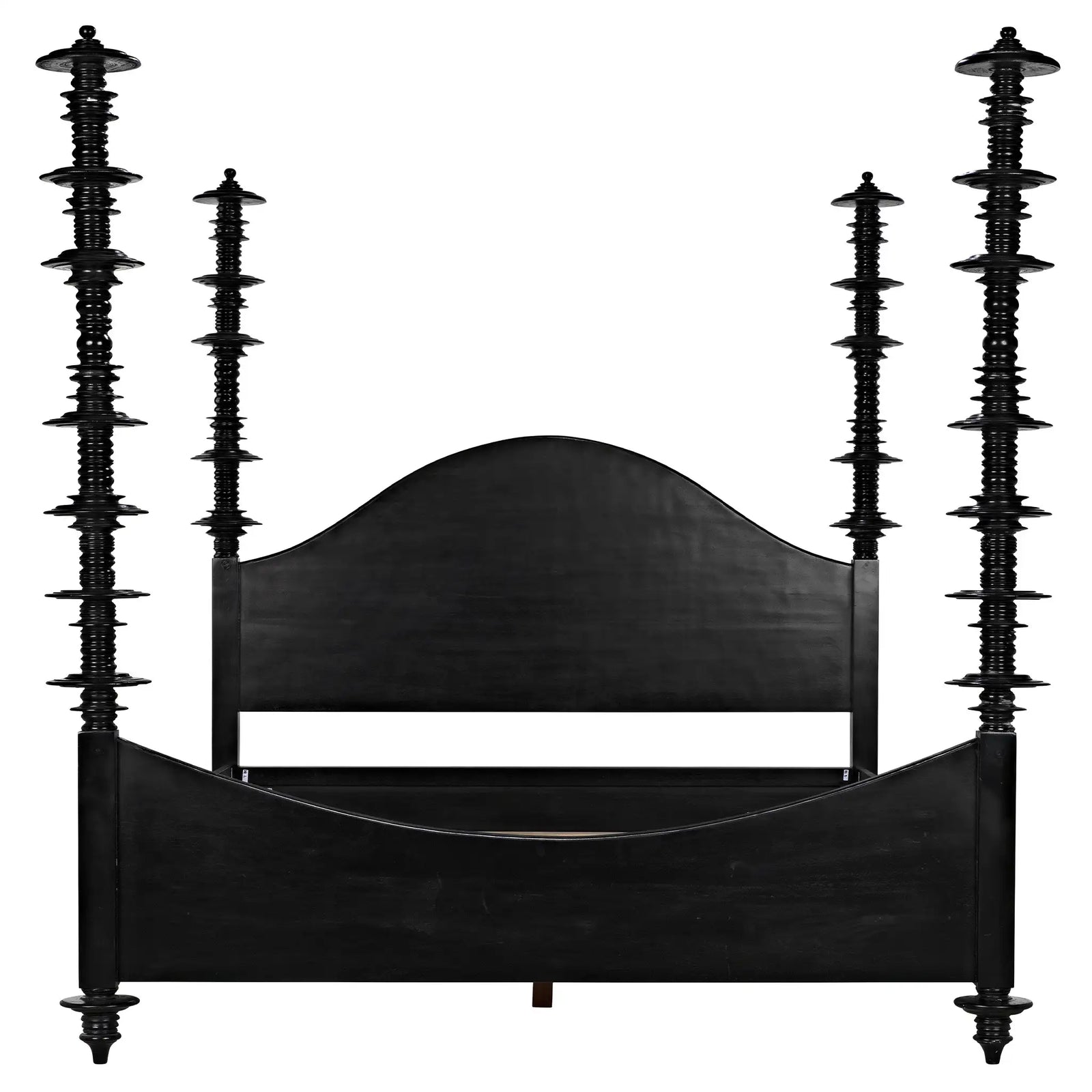 Ferret Bed, Cal-King, Hand Rubbed Black