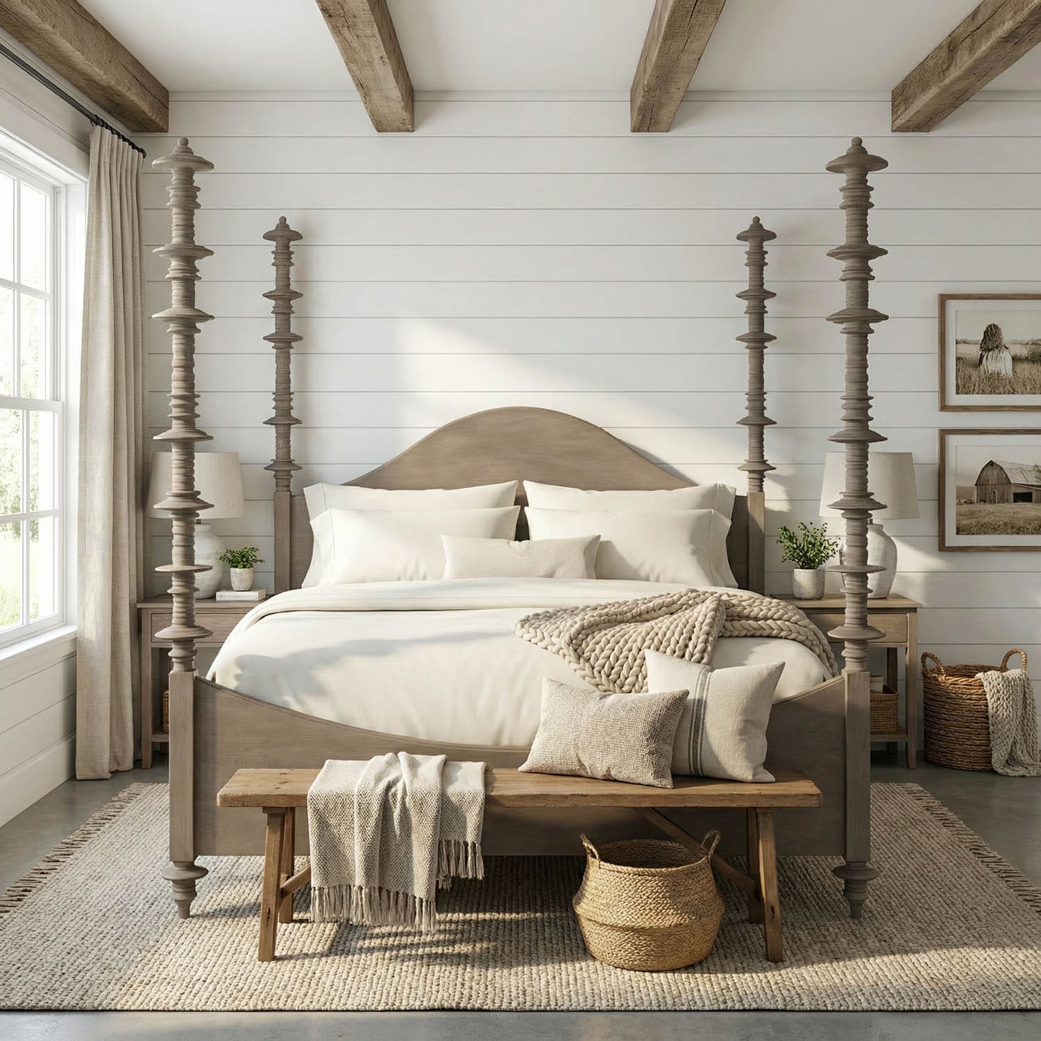 Ferret Bed, Cal-King, Weathered