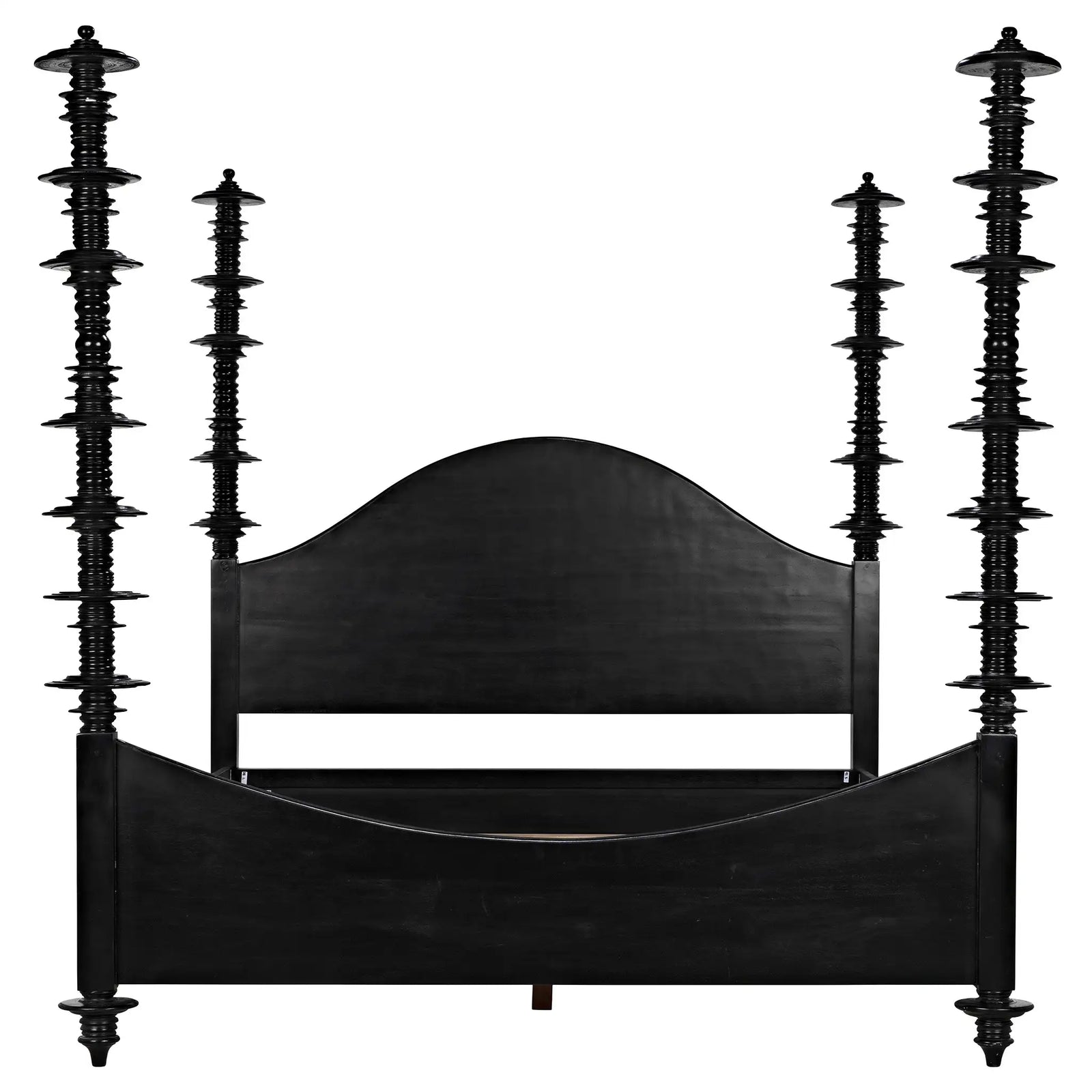 Ferret Bed, Eastern King, Hand Rubbed Black
