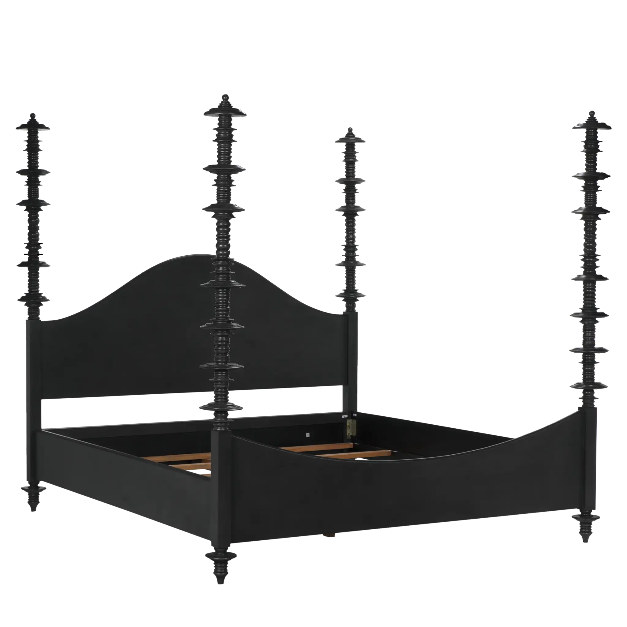 Ferret Bed, Eastern King, Pale in Pale — Noir Furniture