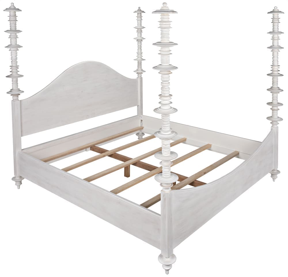 Ferret Bed, Eastern King, White Wash
