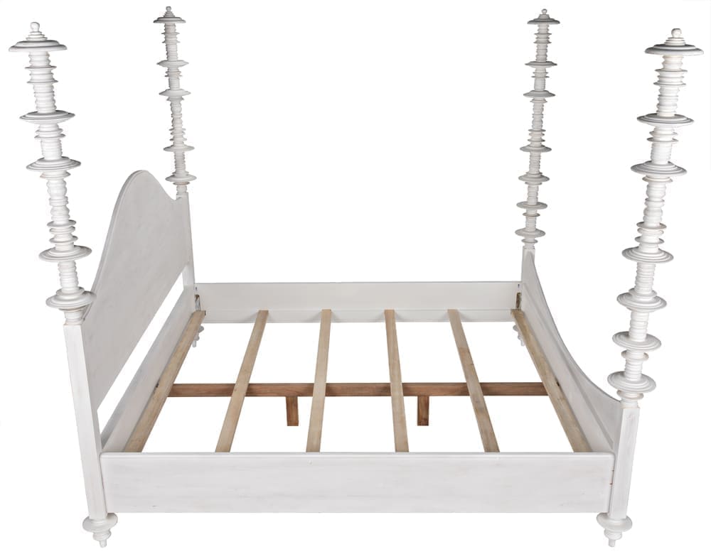 Ferret Bed, Eastern King, White Wash