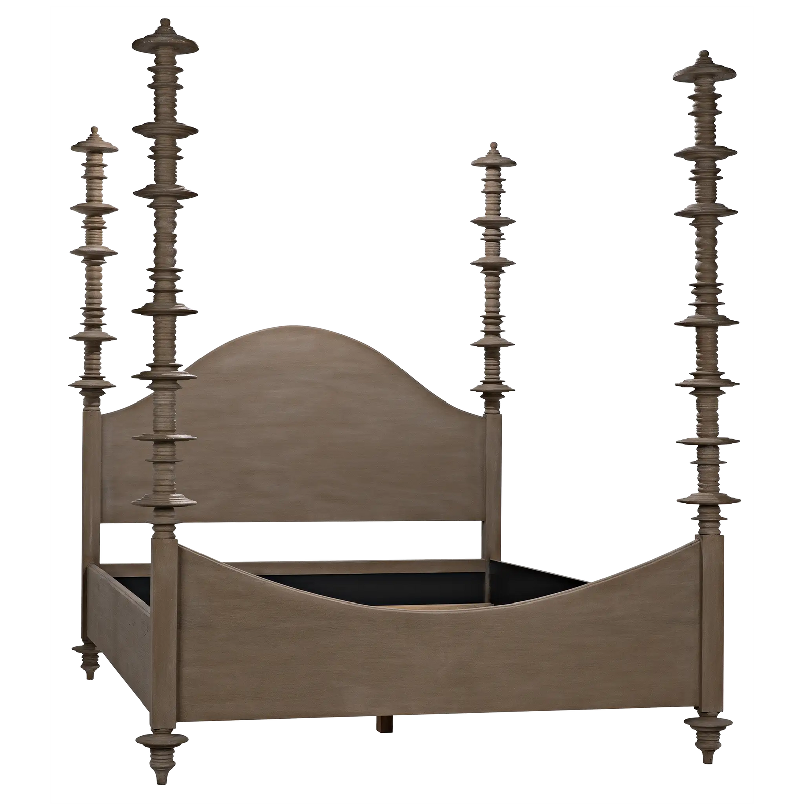 Ferret Bed, Queen, Weathered by Noir Furniture | Sutter & Vale