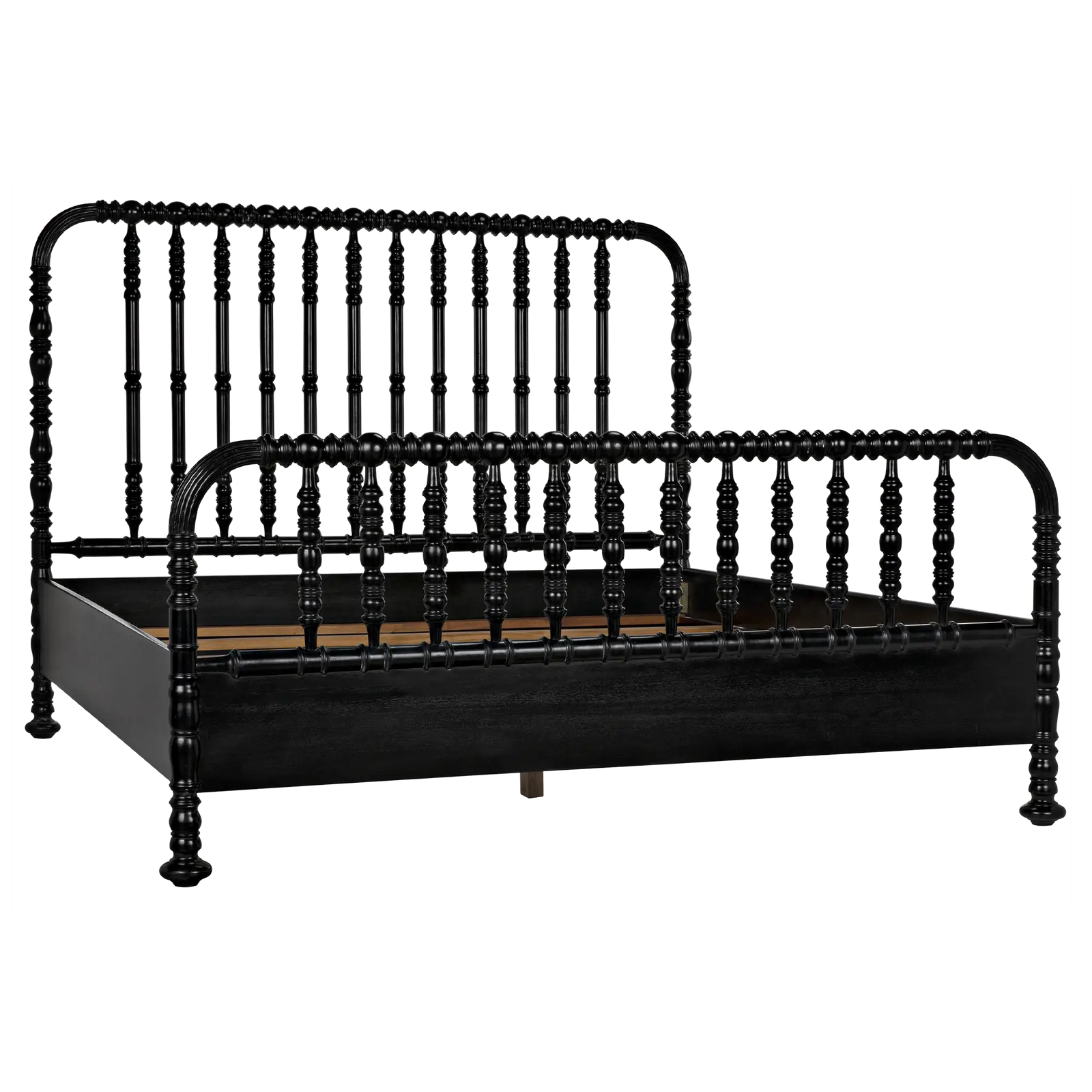 Bachelor Bed, Eastern King, Hand Rubbed Black by Noir Furniture | Sutter & Vale
