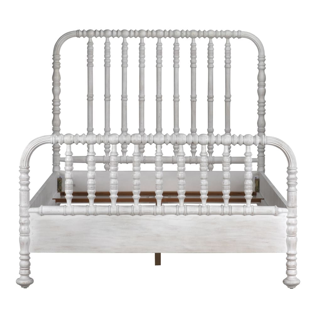 Bachelor Bed, Queen, White Wash