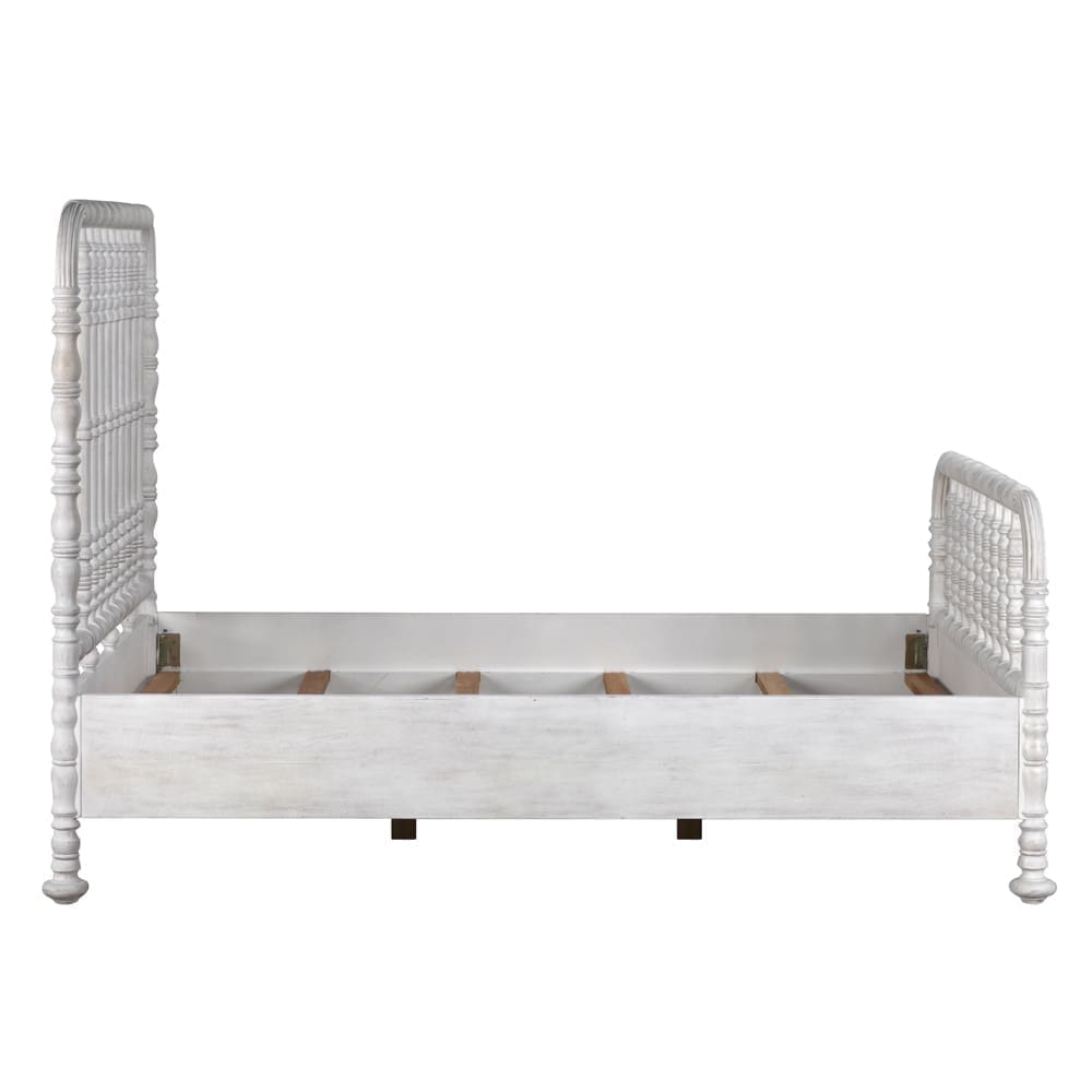 Bachelor Bed, Queen, White Wash