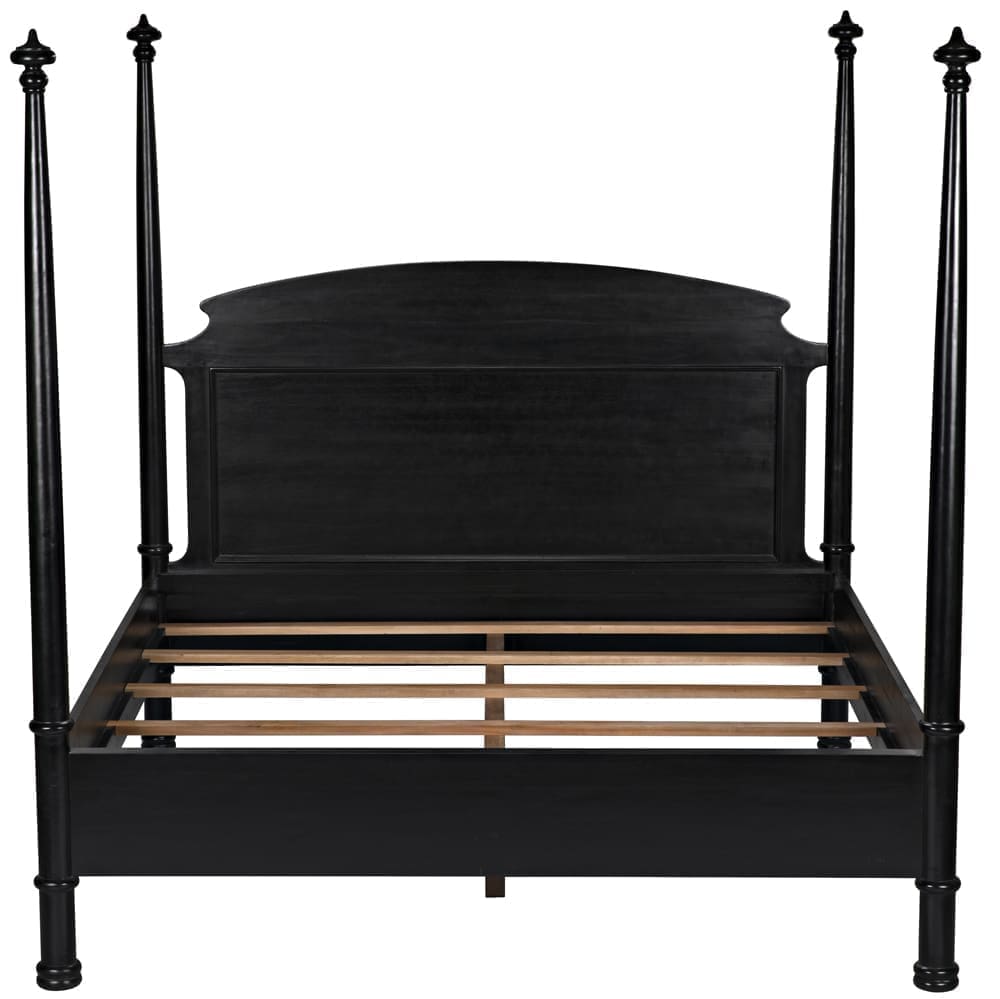 New Douglas Bed, Eastern King, Hand Rubbed Black