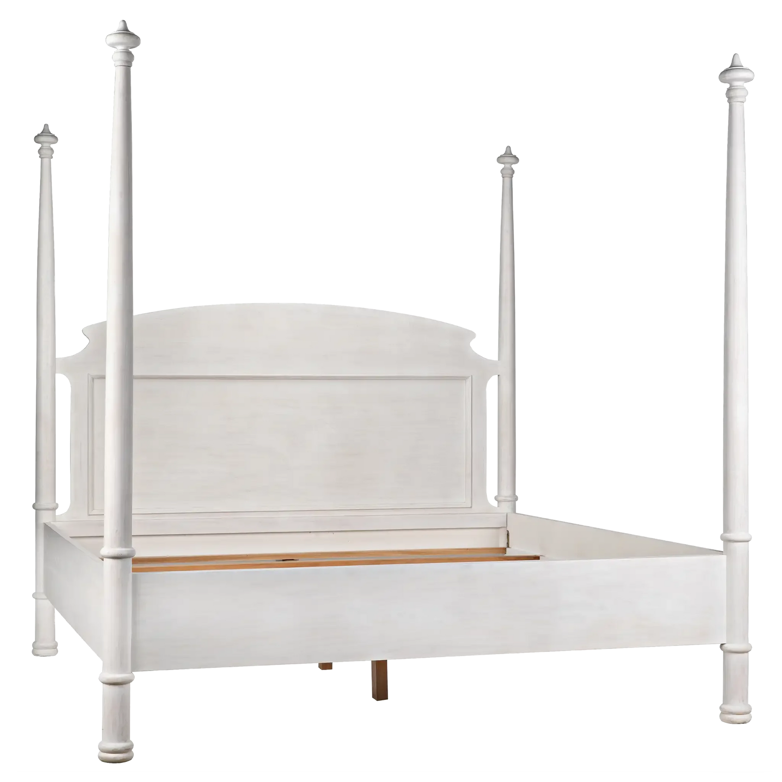 New Douglas Bed, Eastern King, White Wash by Noir Furniture | Sutter & Vale