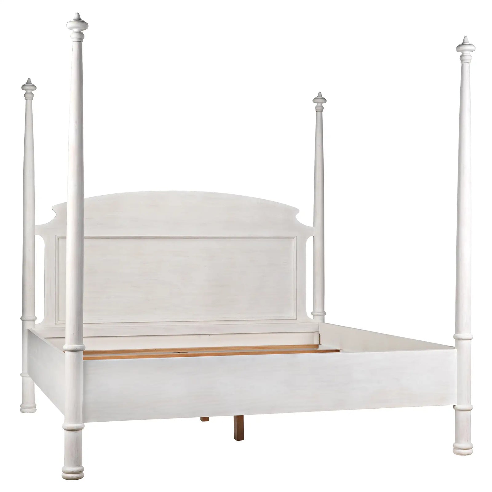 New Douglas Bed, Eastern King, White Wash