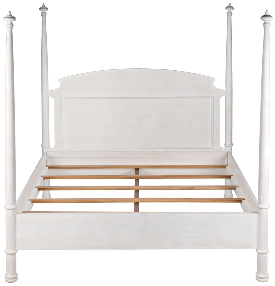 New Douglas Bed, Eastern King, White Wash