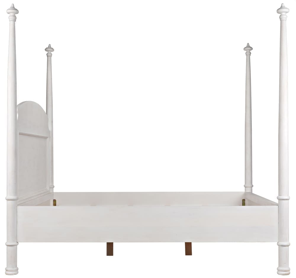 New Douglas Bed, Eastern King, White Wash
