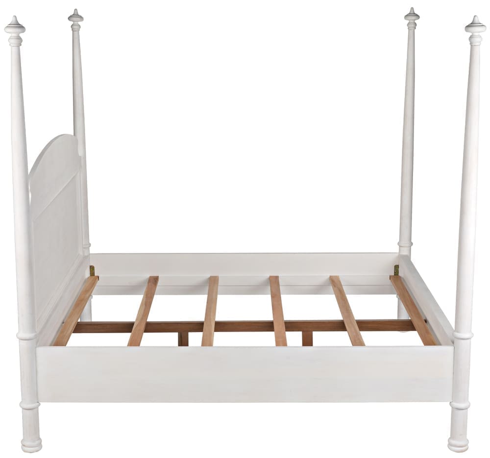 New Douglas Bed, Eastern King, White Wash