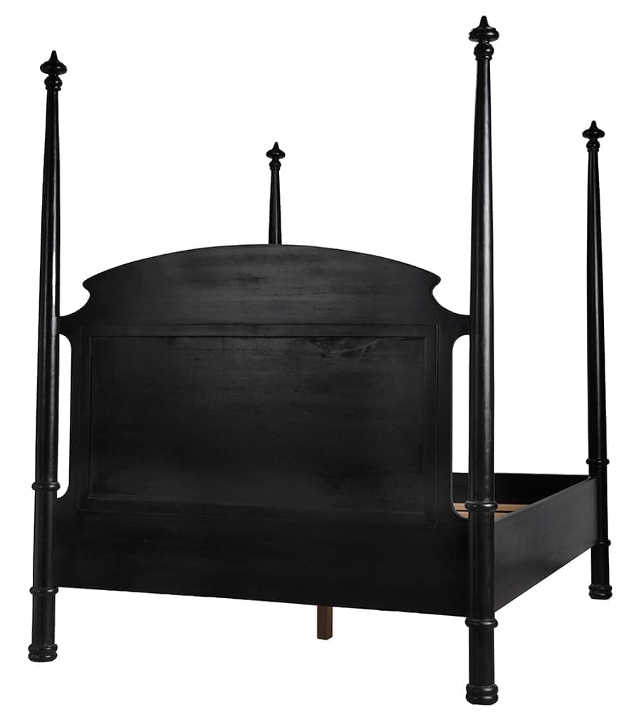 New Douglas Bed, Queen, Hand Rubbed Black