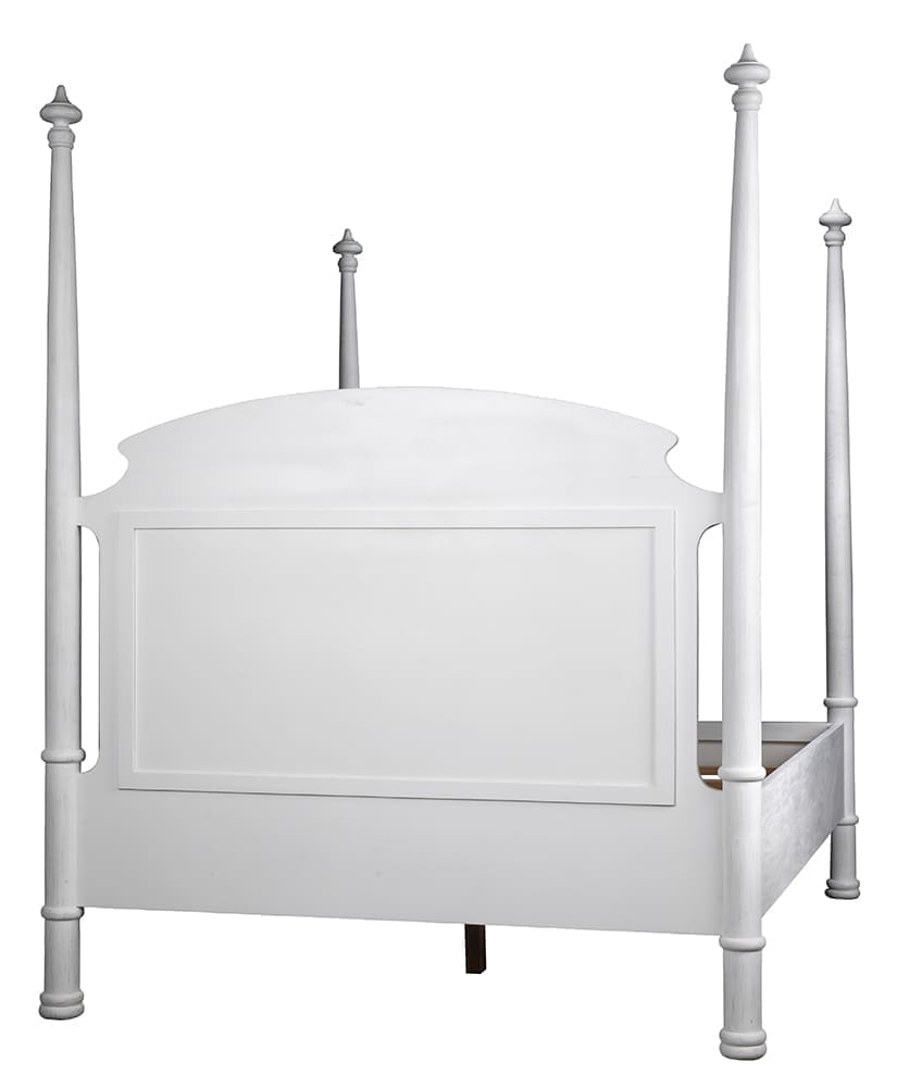 New Douglas Bed, Queen, White Washed