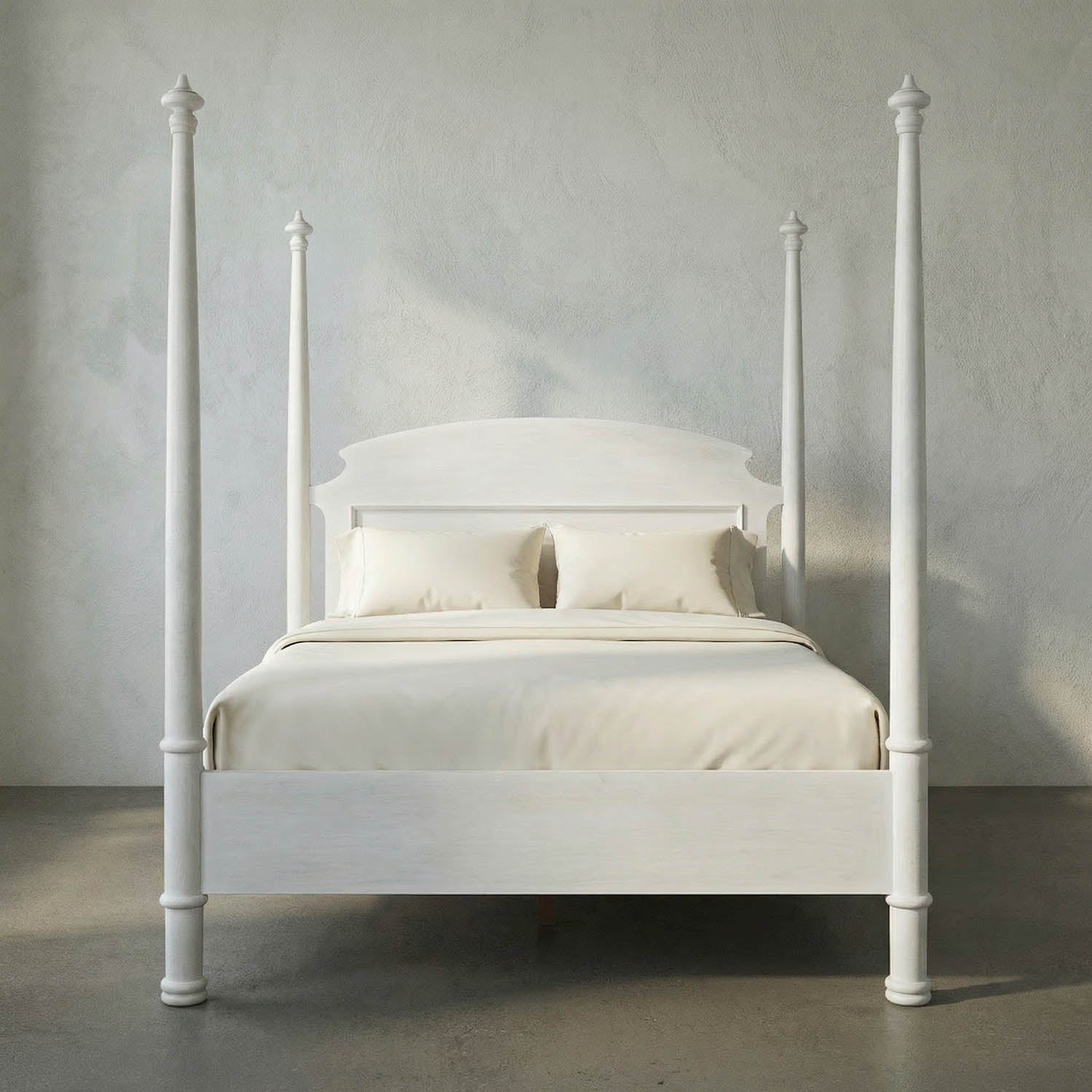 New Douglas Bed, Queen, White Washed by Noir