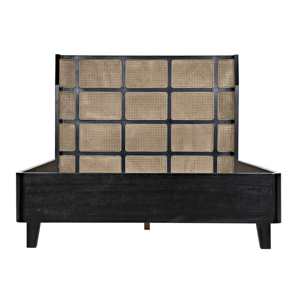 Porto Bed A with Headboard And Frame, Queen