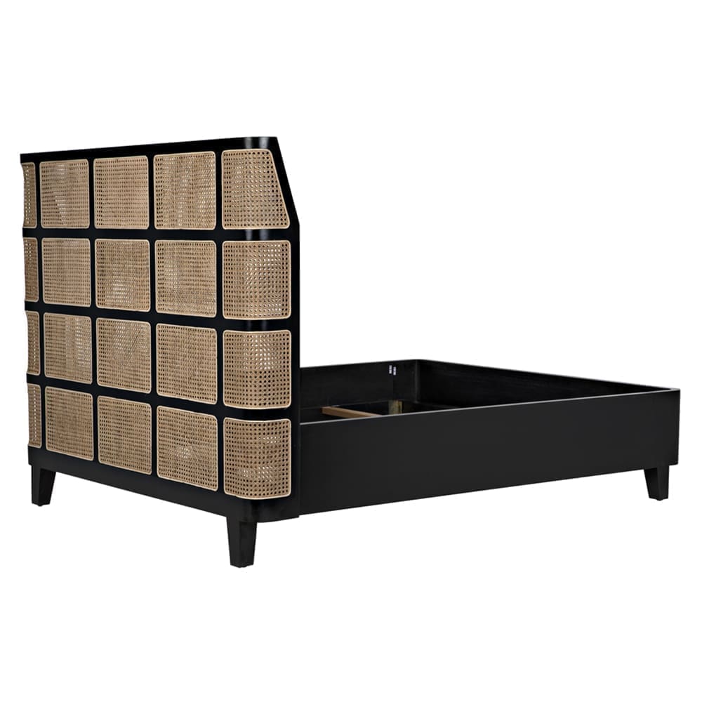 Porto Bed A with Headboard And Frame, Queen