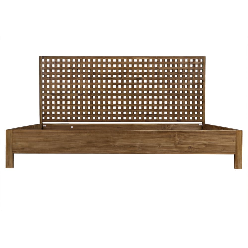 Quinnton Bed, Eastern King, Teak