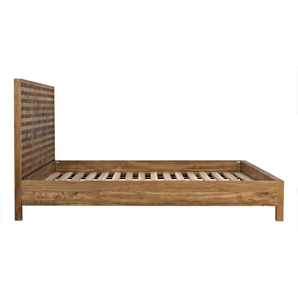 Quinnton Bed, Eastern King, Teak