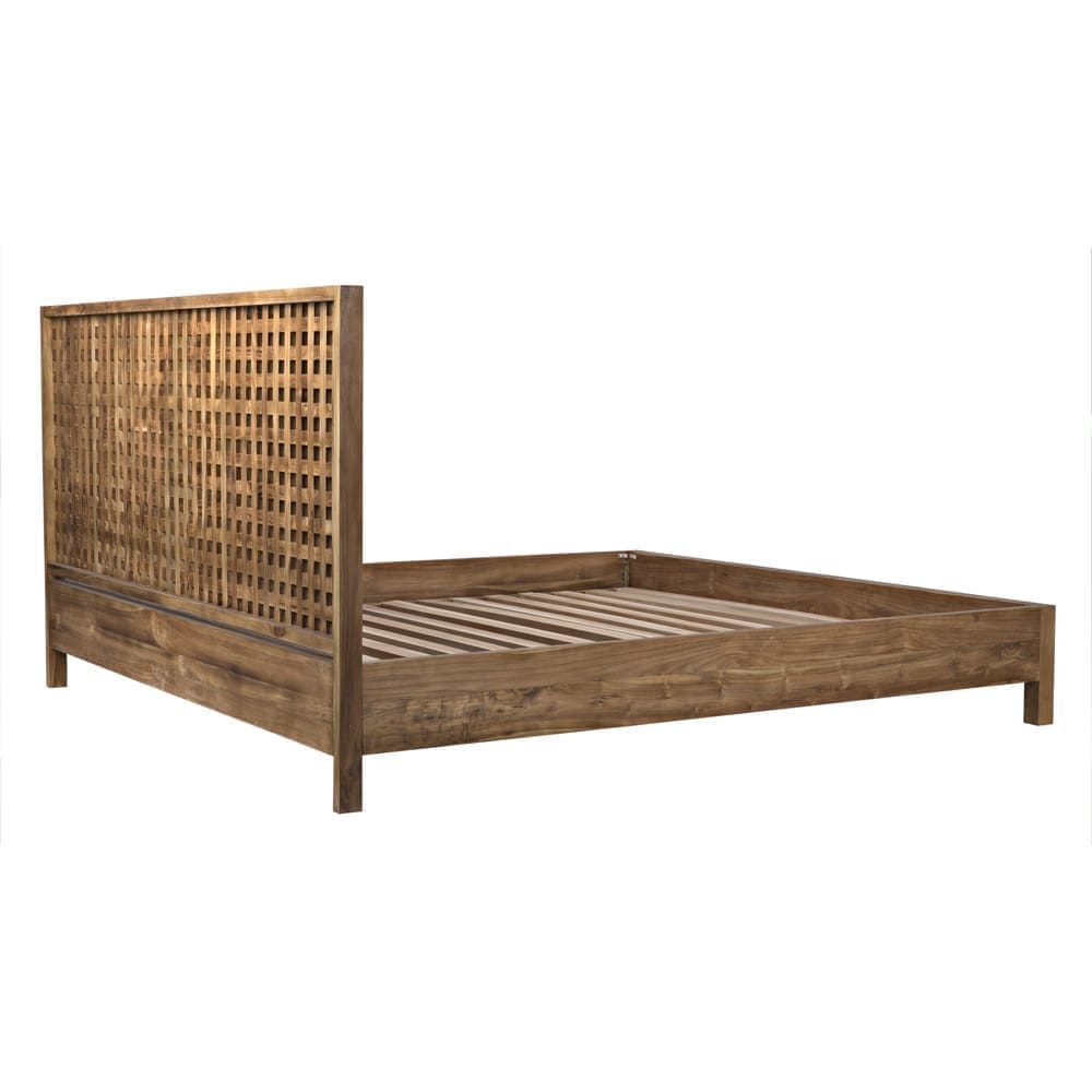Quinnton Bed, Eastern King, Teak