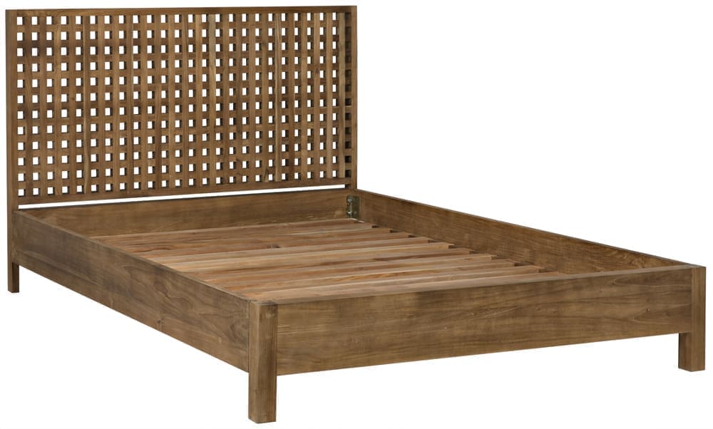 Quinnton Bed, Queen, Teak
