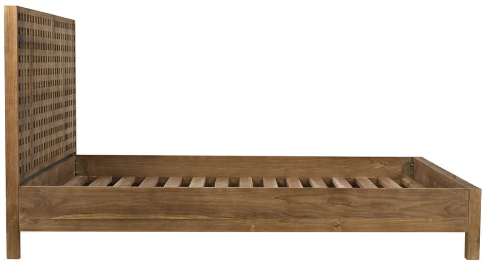 Quinnton Bed, Queen, Teak