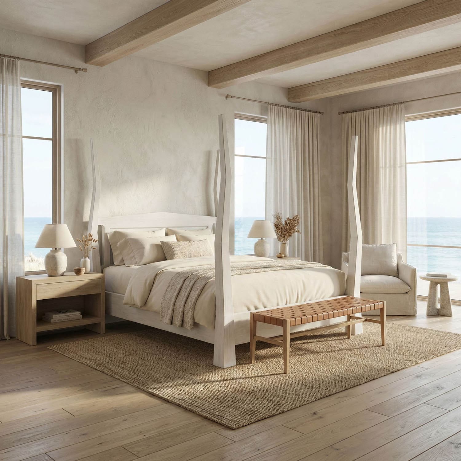 Patras Bed, California King, WH