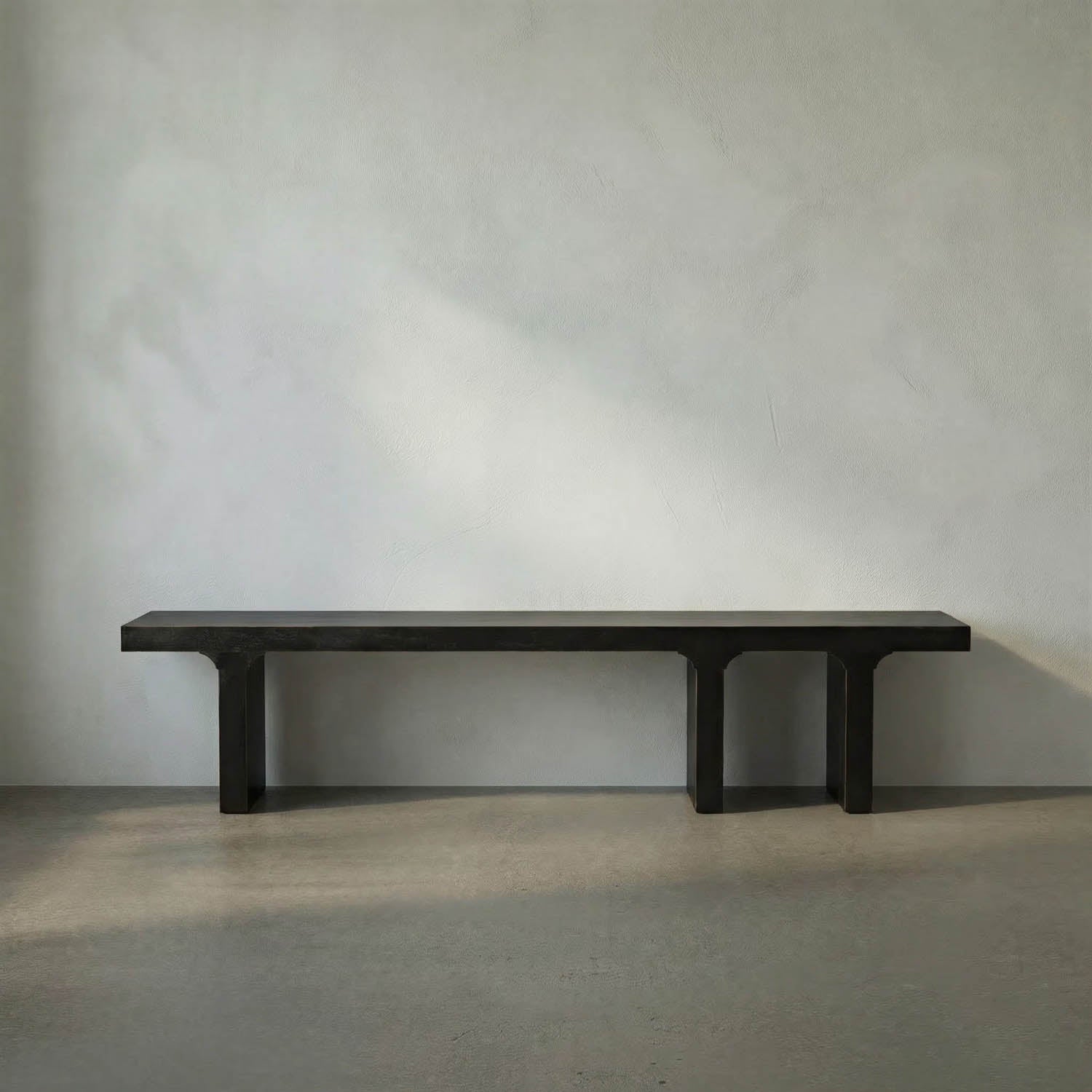Kir Bench, Hand Rubbed Black by Noir