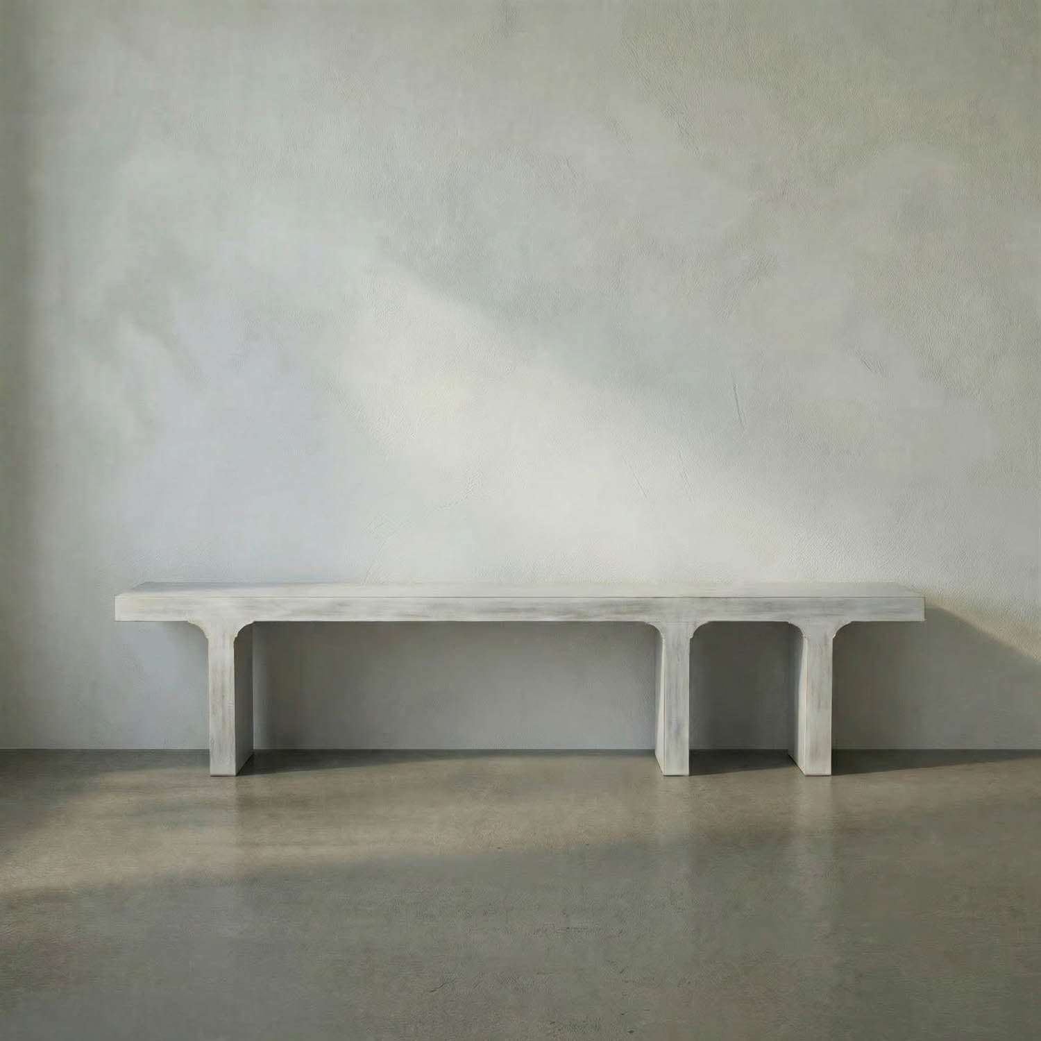 Kir Bench, White Wash by Noir