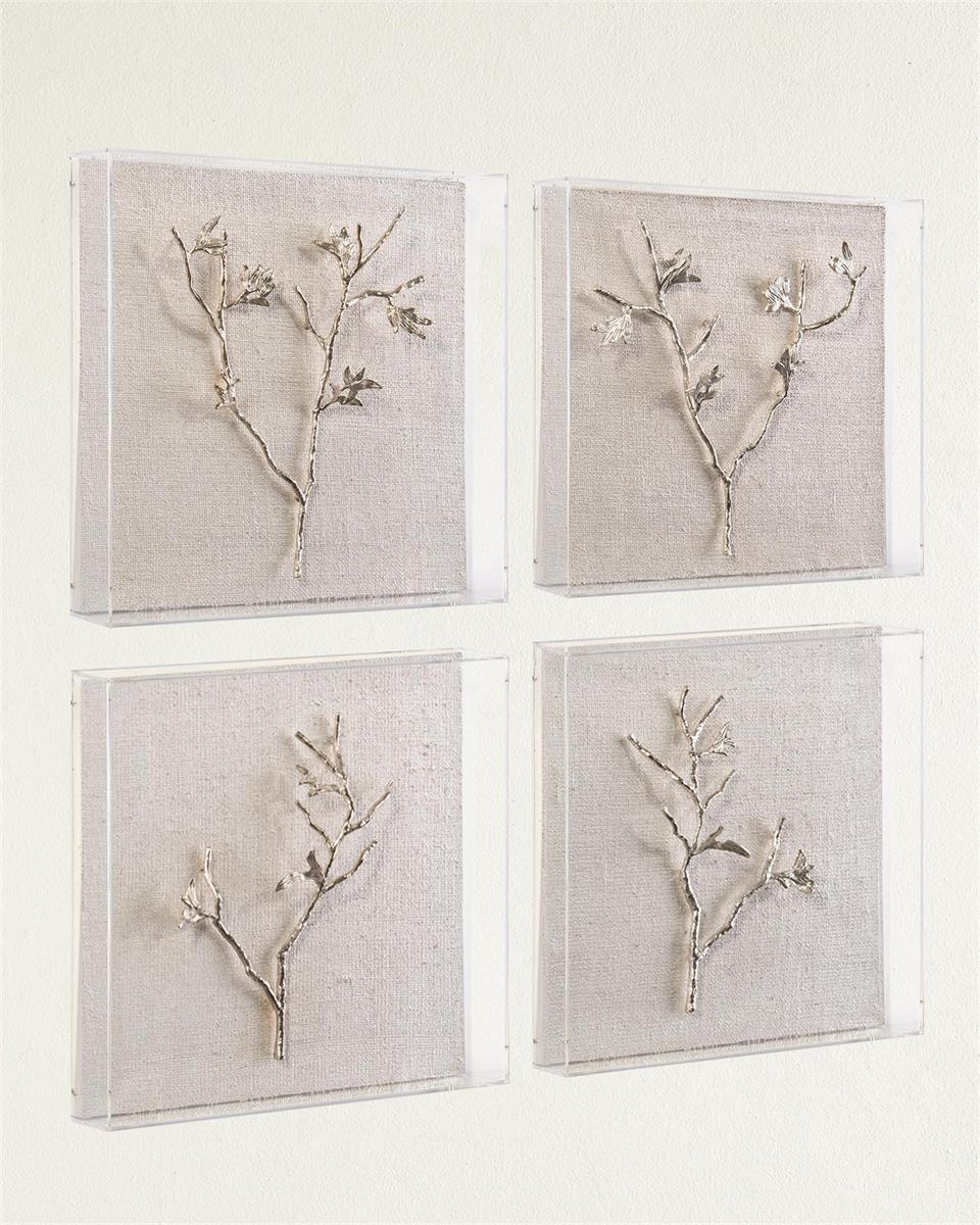 Silver Branches, Set of 4 by John Richard | Sutter & Vale