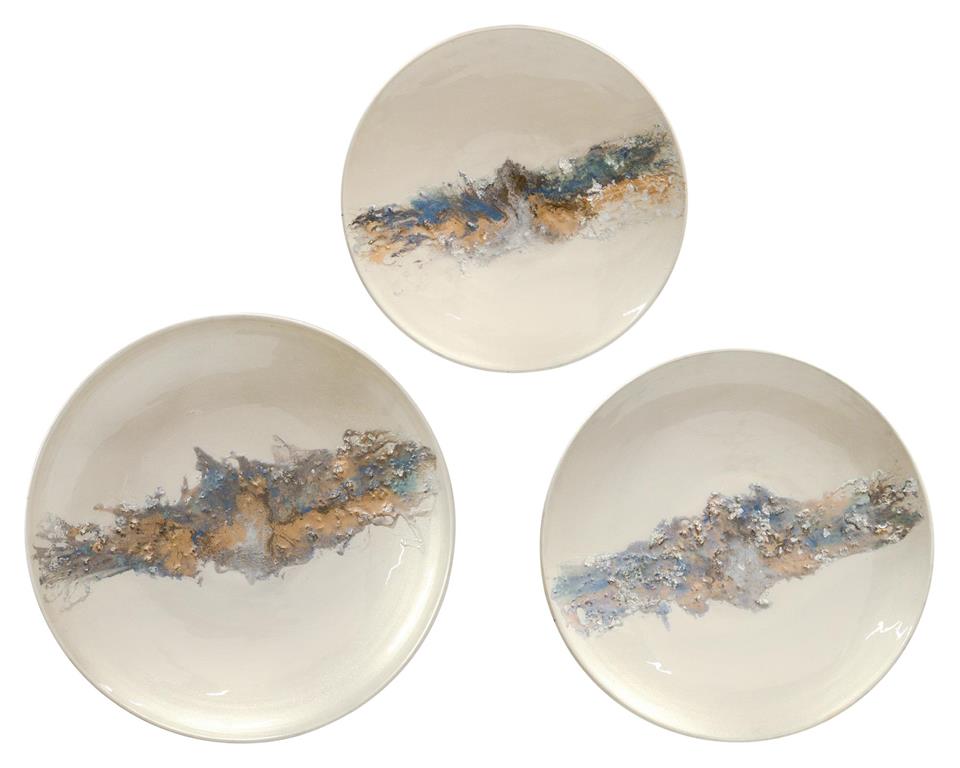 Azure Wall Art (Set of Three) – Art by John Richard | Sutter & Vale