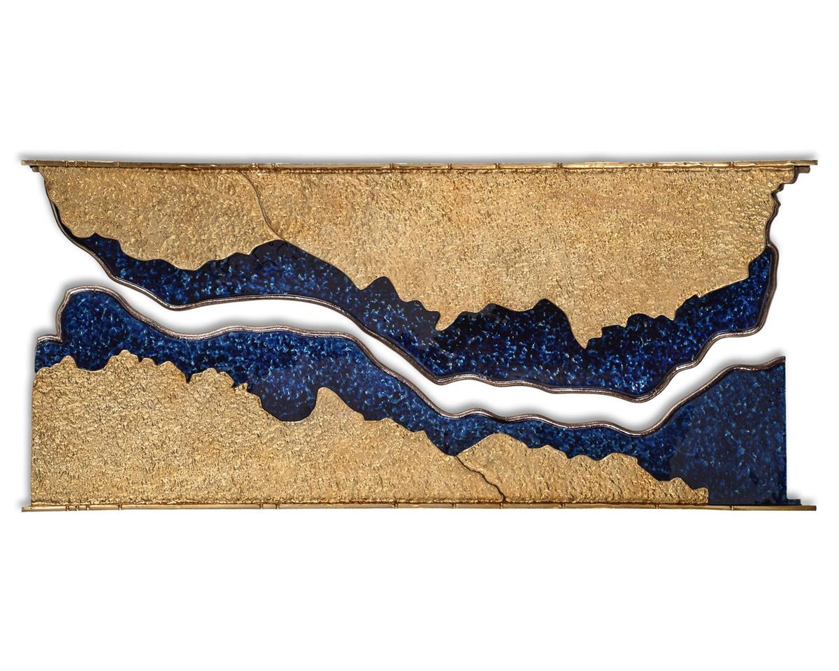 Sand and Sea Wall Sculpture (Set of Two) – Art by John Richard | Sutter & Vale