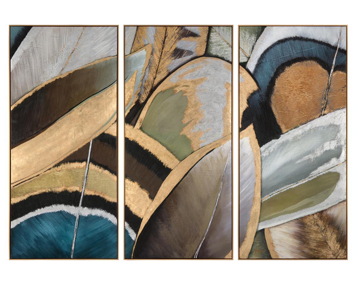 Shaye Rawson's Feathers (Set Of Three) – Art by John Richard | Sutter & Vale