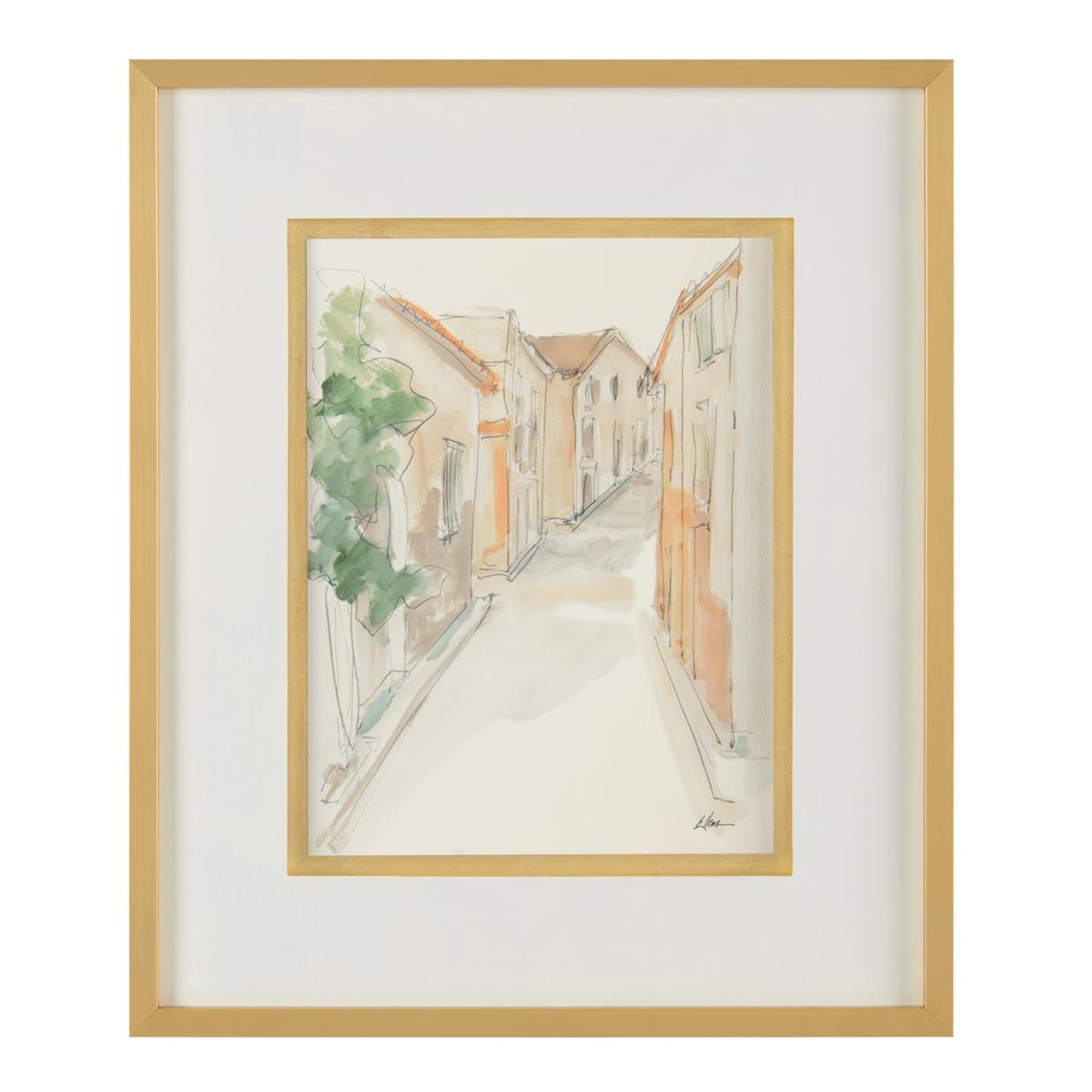 Jackie Ellens' Street Scene I – Art by John Richard | Sutter & Vale