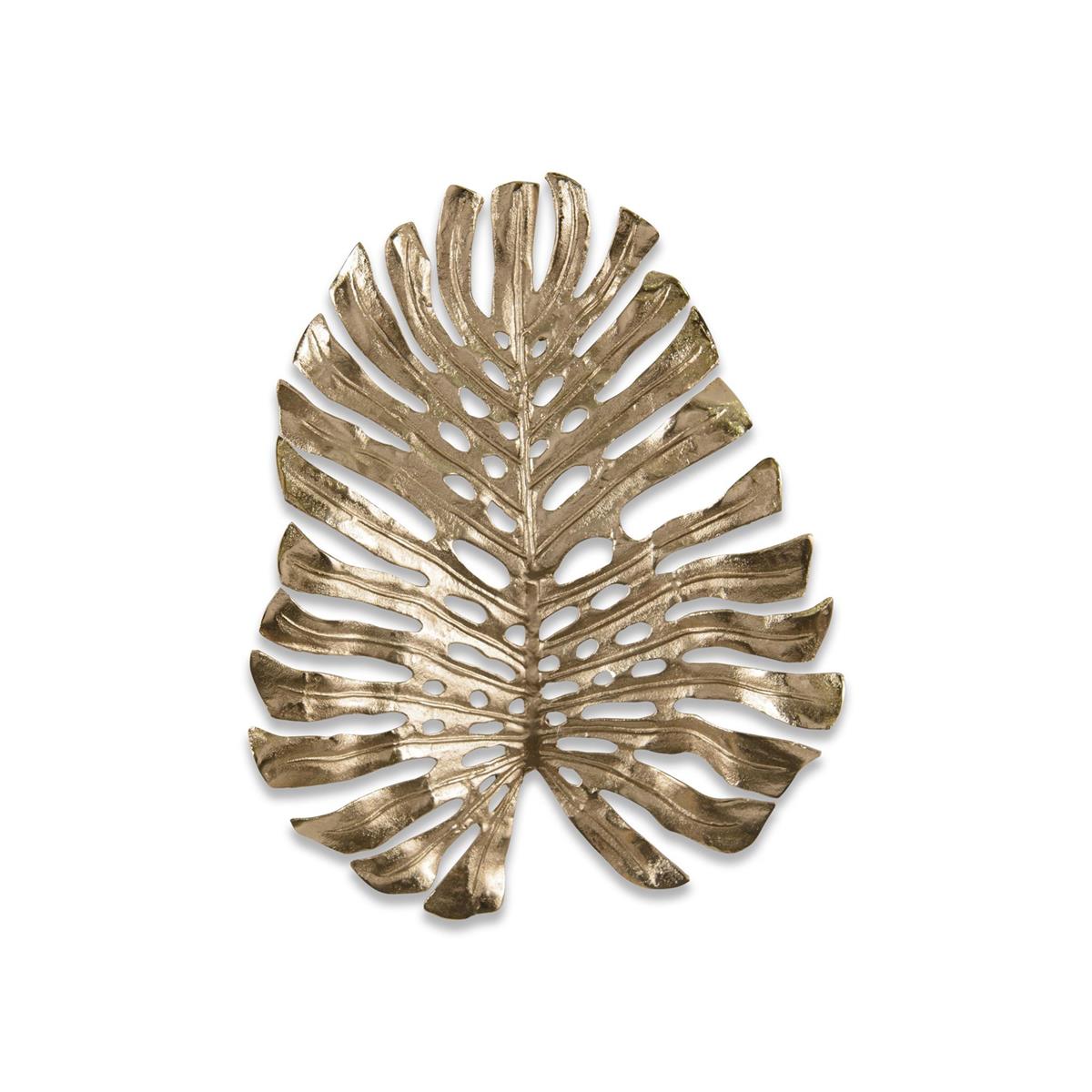 Gilded Palm Leaf Sculpture II – Art by John Richard | Sutter & Vale