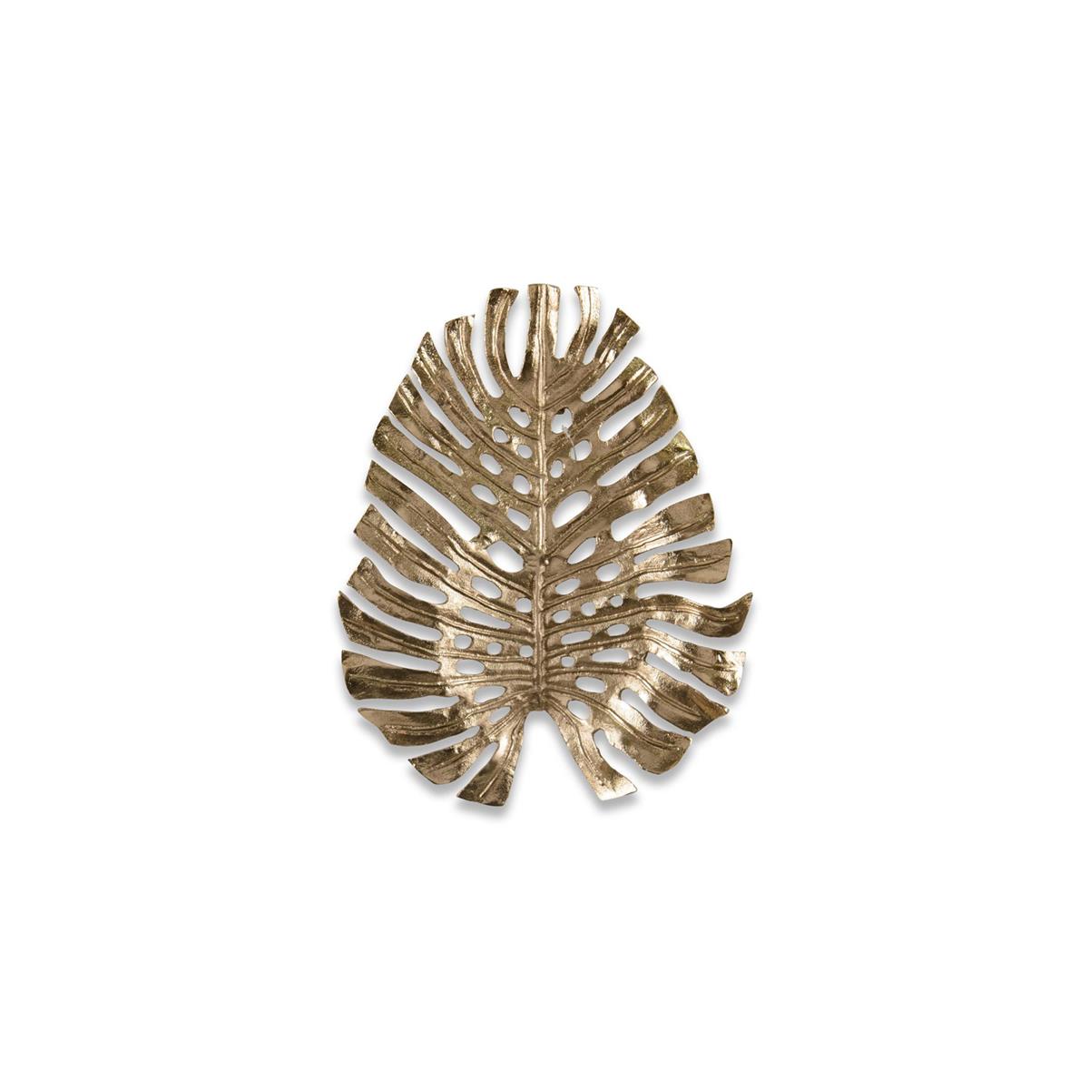 Gilded Palm Leaf Sculpture III by John Richard | Sutter & Vale