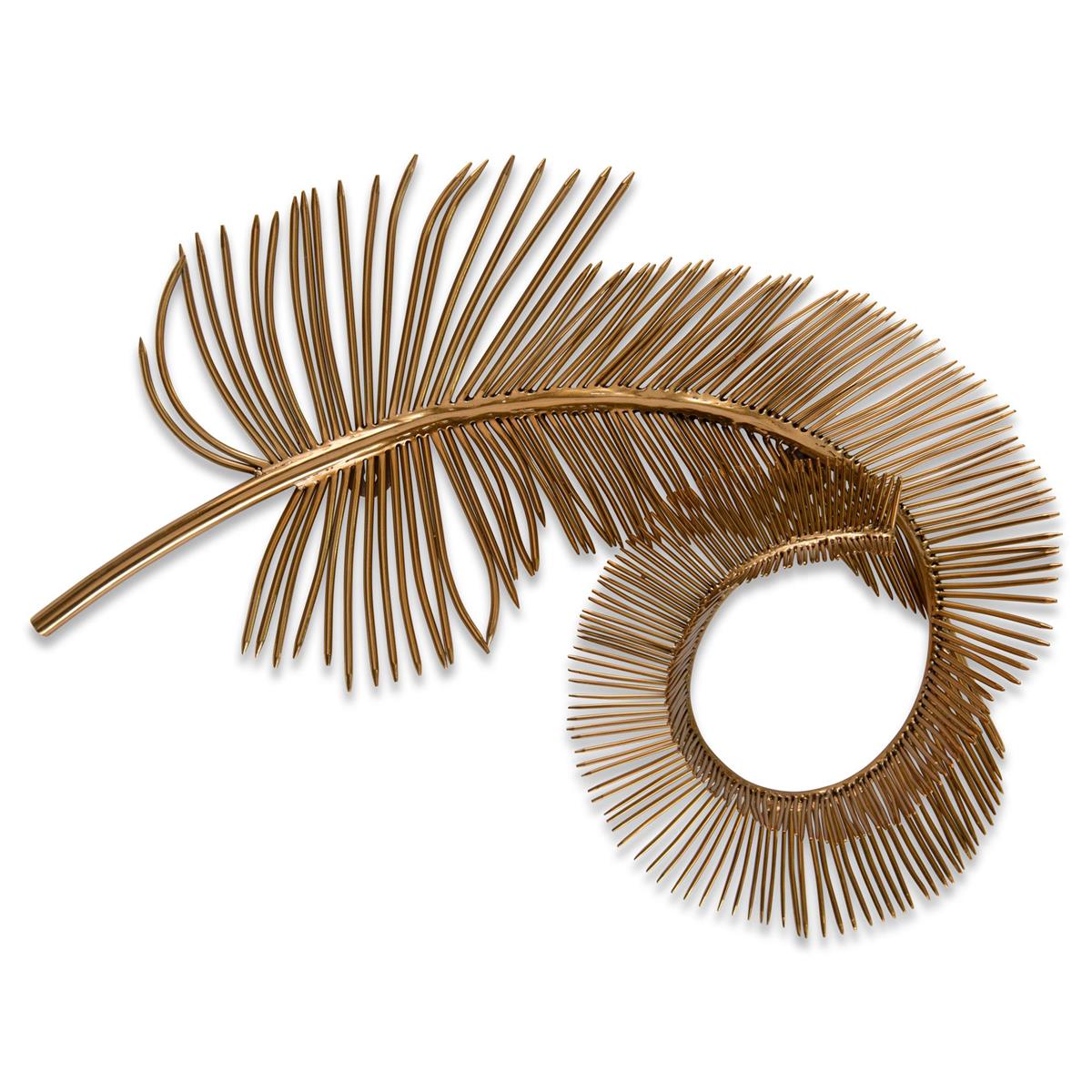 Coiled Brass Plume I by John Richard | Sutter & Vale