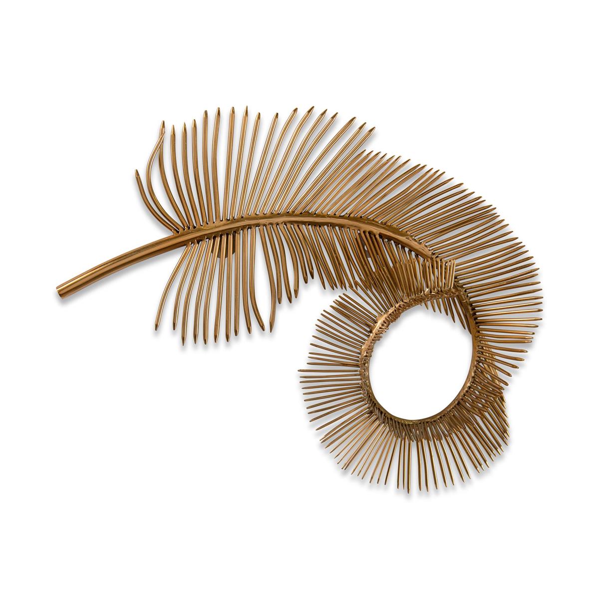Coiled Brass Plume II by John Richard | Sutter & Vale