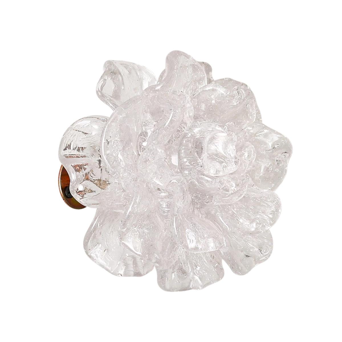 Clear Glass Flower Wall Art – Art by John Richard | Sutter & Vale