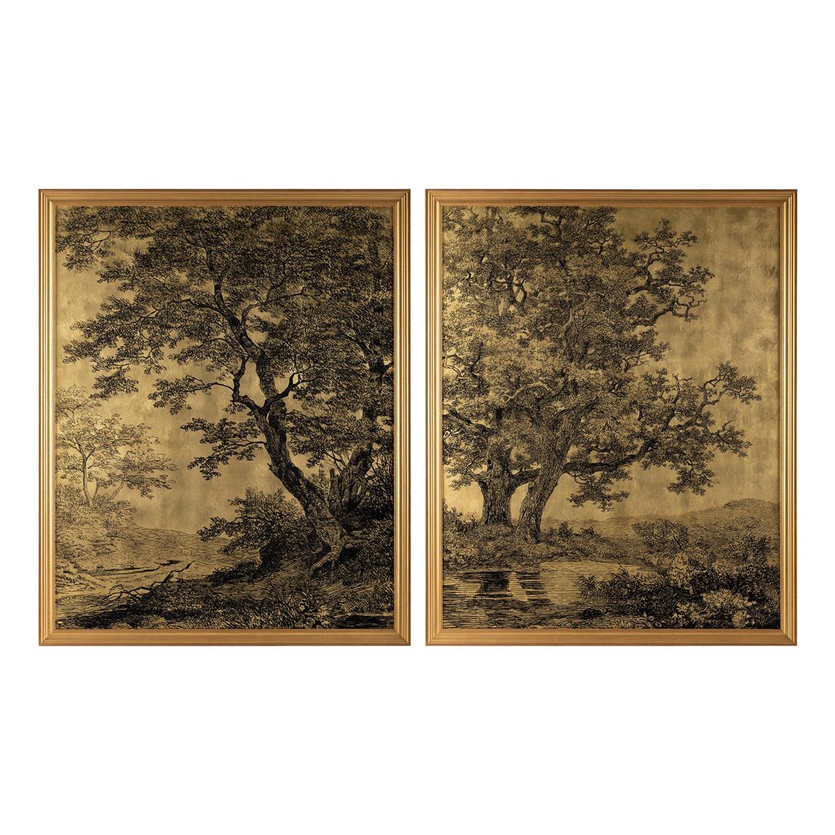 Grand Oaks Gold, Set of 2 – Art by John Richard | Sutter & Vale
