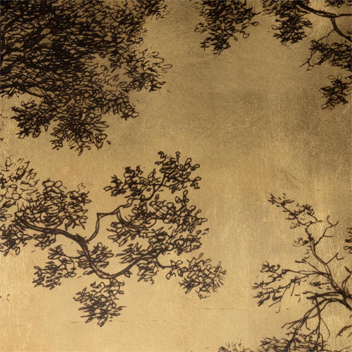 Maria Mendez's Golden Landscape II – Art by John Richard | Sutter & Vale