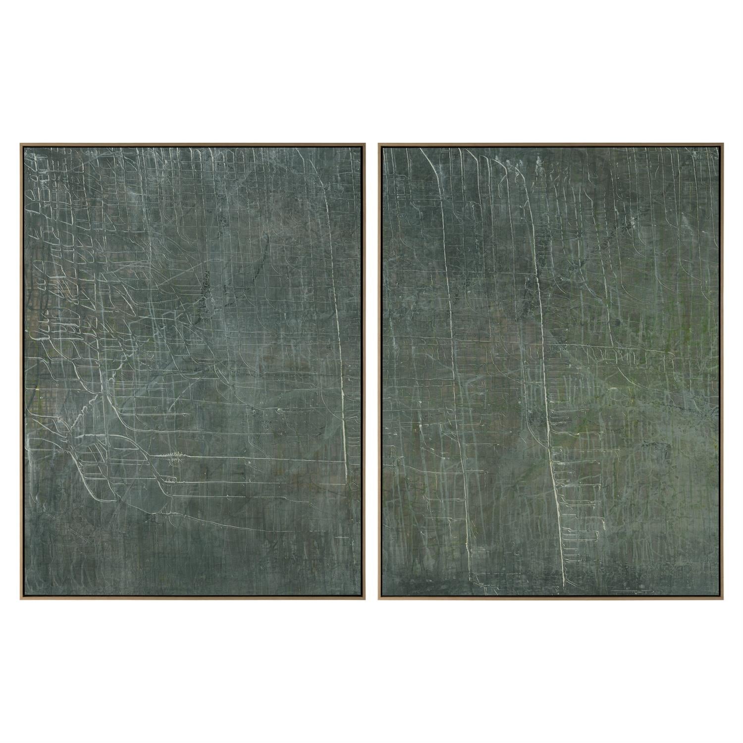Debra Ferrari's Zion No. 1-2 Diptych, Large