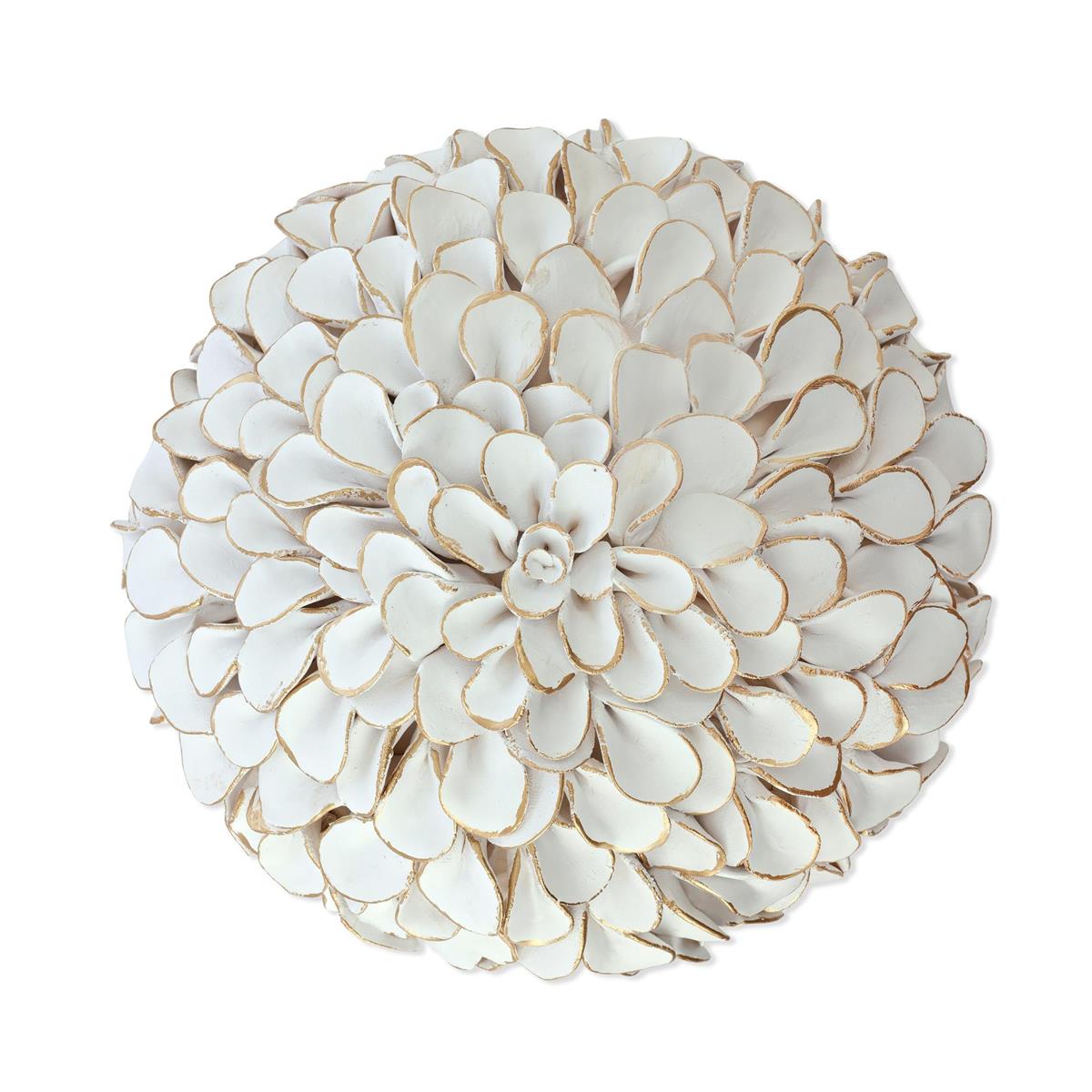 Button Flower Wall Art, White II – Art by John Richard | Sutter & Vale