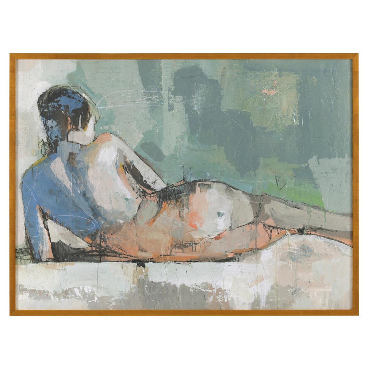 Donna Weathers' Nude in Blue, Large – Art by John Richard | Sutter & Vale