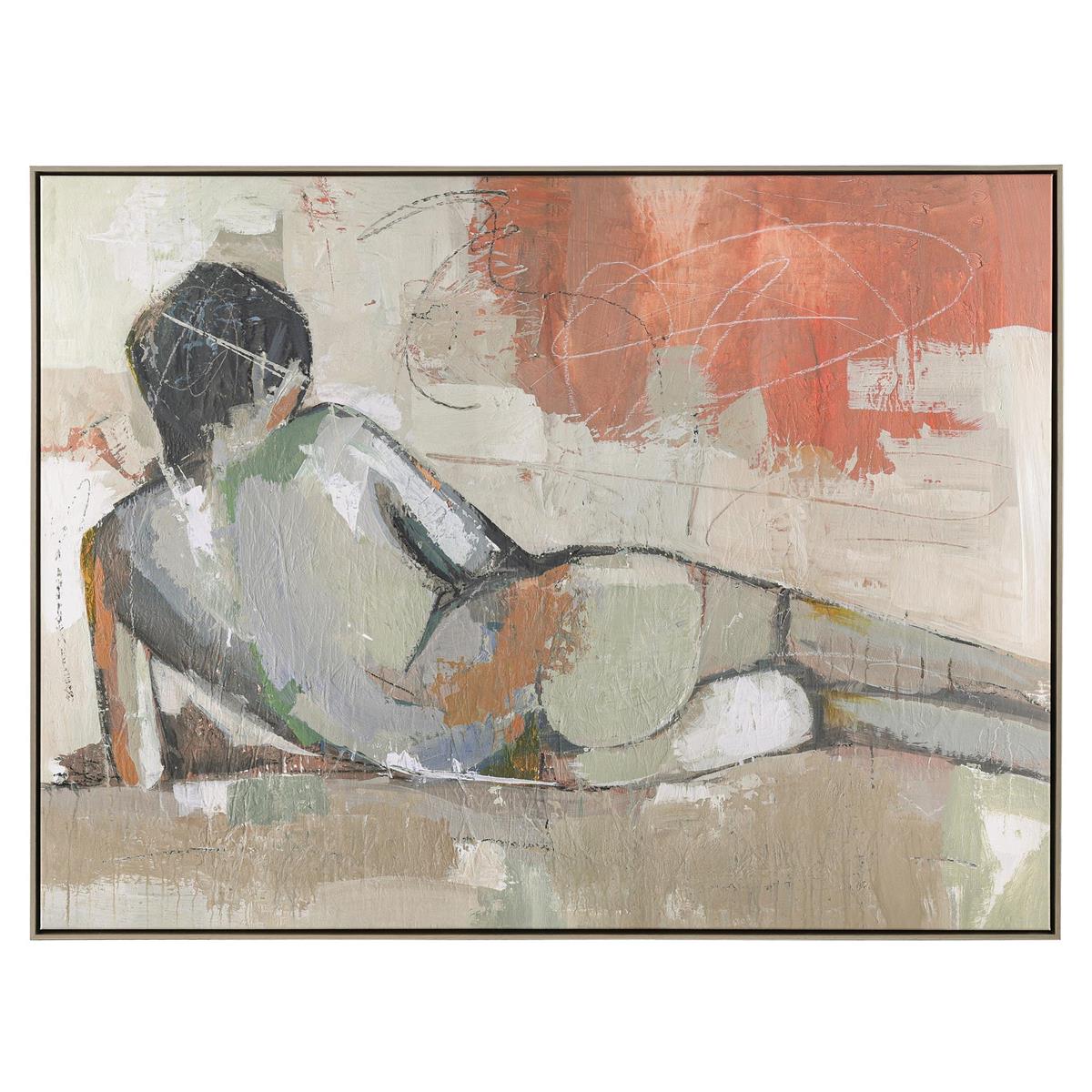 Donna Weathers' Nude in Coral, Small by John Richard | Sutter & Vale