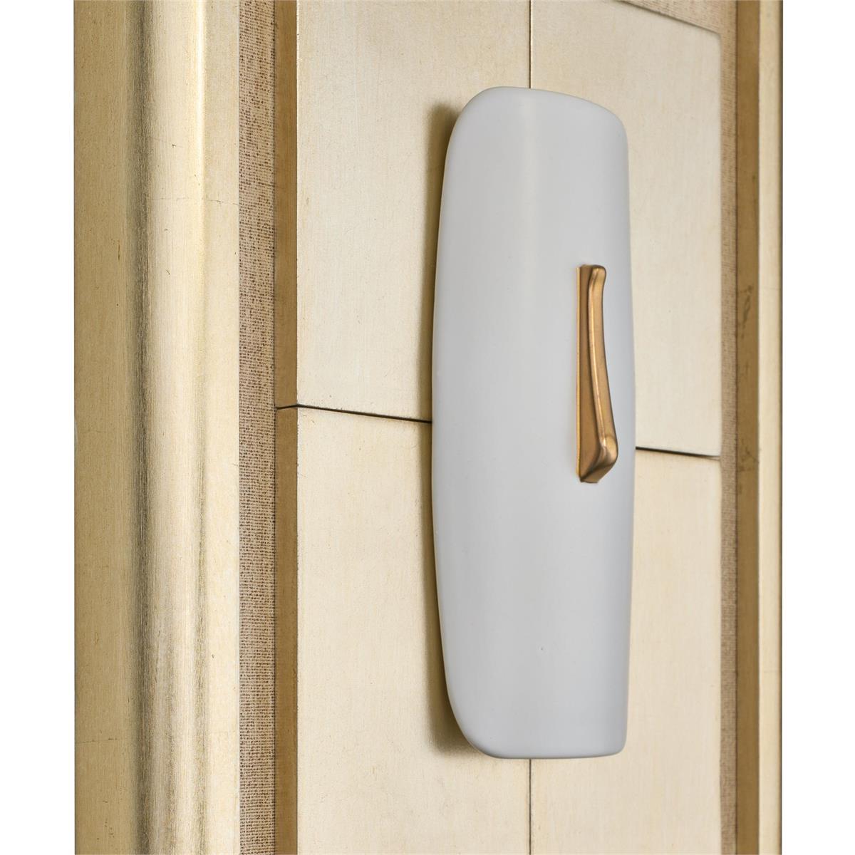 Gilded Porcelain Relief Wall Art, White – Art by John Richard | Sutter & Vale